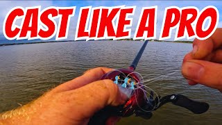 How to use a BAITCASTER like a PRO [upl. by Devan]