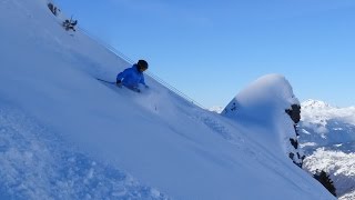 Powder skiing in Mottaret 17022014 [upl. by Millburn]