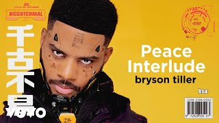 Bryson Tiller  Peace Interlude Visualizer [upl. by Aiciruam]