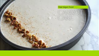 Easy Raw Vegan Carrot Cake [upl. by Naibaf]