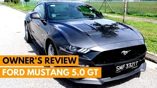 2018 Ford Mustang GT 50 Owners Review  Powerful amp Comfortable  Singapore Car Reviews [upl. by Evan]