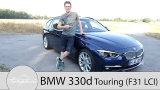 BMW 330d Touring F31 LCI Fahrbericht  Der letzte SportKombi  Autophorie [upl. by Eidroj]