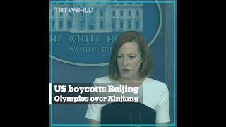 US announces diplomatic boycott of Beijing Winter Olympics [upl. by Yeroc]