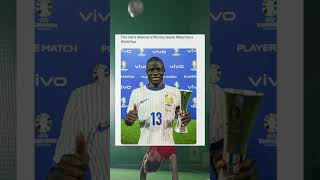 Is Ngolo Kante the best DM ever  france euros messi [upl. by Neffirg]