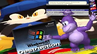 Windows NT 40 Workstation Destruction REVISITED feat BonziBUDDY [upl. by Diena]