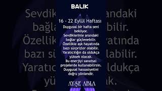 Balık Burcu Haftalık Kısa Yorum tarot astroloji burçlar [upl. by Uhayile]