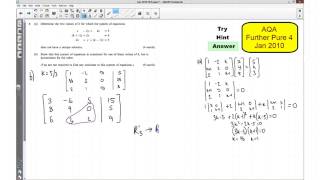 AQA FP4 Jan 2010 Q4 [upl. by Htieh]