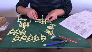 Assembling a Model Strandbeest [upl. by Dambro]