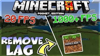 10 fps to 1000 fps in Minecraft pocket edition 😱 tips and tricks 100 working viralvideo op [upl. by Affer]