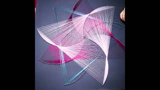 String Art How to Create a Stunning Geometric Wall Hangingshort [upl. by Agripina]