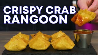 Crab Rangoon Crispy Savory PERFECT [upl. by Larimore]