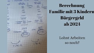 Arbeit vs Bürgergeld  Lohnt sich arbeiten so noch [upl. by Clawson]