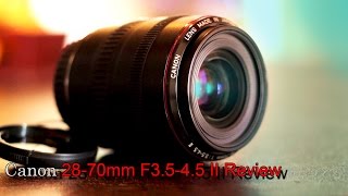 Canon 2870mm F3545 II Lens Review with PhotoVideo samples [upl. by Annabela]