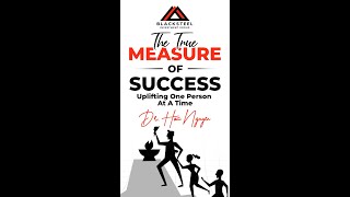 The True Measure of Success Uplifting one person at a time shorts [upl. by Lawrenson]