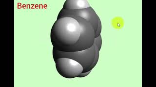 Benzene  Hydrocarbon 3D structure [upl. by Solorac261]