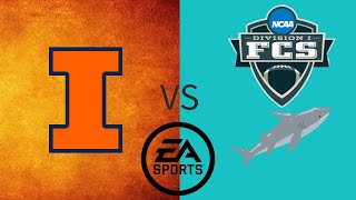 Illinois Vs FCS Sharks  Week 0  Illinois Dynasty [upl. by Fennelly]