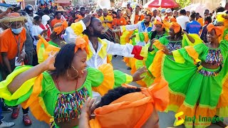 Défilé carnaval jacmel 2024 Roi amp Reine Club culturel explosion live performance [upl. by Akinaj]