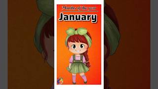 Months of the Year song for kids kindergarten preschool [upl. by Nailil]