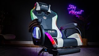 This Gaming Chair has a Massager RGB and SpeakersBut is it Good [upl. by Adnamaa353]