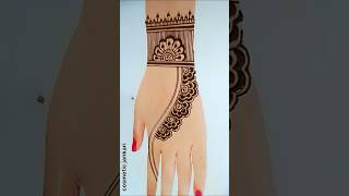 easy mehndi design cosmeticjankari mehndi youtubeshorts shorts trending viralvideo [upl. by Edeline]