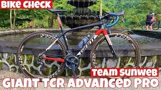 Bike Check GIANT TCR ADVANCE PRO 2019 SUNWEB EDITION  fxbikecheck 08 [upl. by Rodolph]