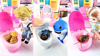 Compilation Satisfying with Unboxing Mini Toilet Set part 40 asmrtoys [upl. by Schluter473]