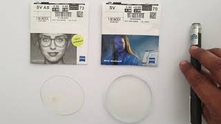 Zeiss Blueguard Lenses Vs Zeiss Duravision Blue Protect Glasses [upl. by Newkirk]