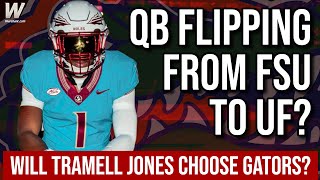 QB FLIPPING FROM FSU TO UF  Tramell Jones RPM to leave FSU Football  Florida Gators Recruiting [upl. by Tillford]