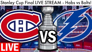 CANADIENS VS LIGHTNING GAME 1 LIVE STREAM Stanley Cup Finals NHL Playoffs Montreal Play By Play [upl. by Akemit]