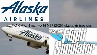 MSFS2020 PMDG B737800 Coffman cove Jeneau real world Alaska ops [upl. by Lucrece]