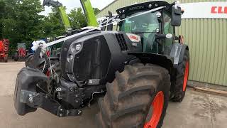 Special Grey 2023 Claas Arion 660 CMATIC 68 Litre 6Cyl Diesel Tractor 175  205 HP [upl. by Alegnat]