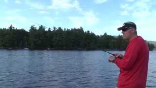 New Hampshire FISHING  Lake Winnipesaukee  GoFishDan [upl. by Oisorbma]