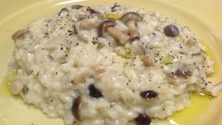 Risotto con Funghi Pioppini o Chiodini [upl. by Ryley]