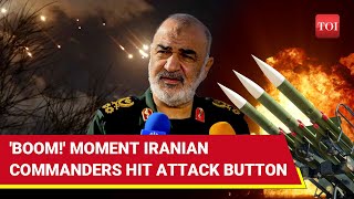 Burn Israel 1st Footage Of Iran Army amp IRGC Chiefs Hitting Attack Button After Khameneis Orders [upl. by Shamus357]