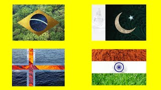 Realistic Flags of the World [upl. by Tenn579]