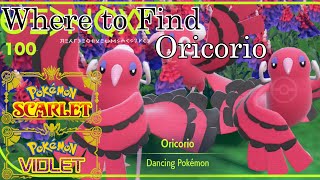 Pokemon Scarlet and Violet  Where to Find Oricorio [upl. by Leiva381]