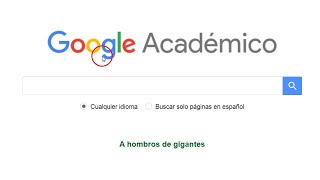 Manual Google Académico Scholar paso a paso [upl. by Yarb860]