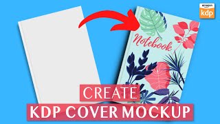 Create a FREE KDP Book Cover Mockup for Amazon A Content  Canva [upl. by Harald479]