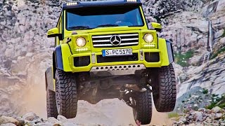 New MercedesBenz G500 4x4² revealed [upl. by Ellenij987]