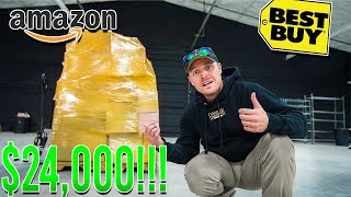 I Paid 500 for 24000 Worth Of Mystery Returns  Amazon Return Pallet Unboxing [upl. by Smitt]