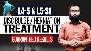 Get Rid Of L4 L5 And L5 S1 Disc Bulge With This Home Treatment  Guaranteed Results [upl. by Trab50]