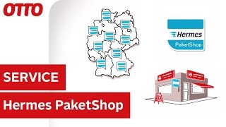 Lieferung an Hermes PaketShops  Lieferung amp Rücksendung  Service bei OTTO [upl. by Lewellen]