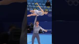 Anastasia Mishina amp Aleksandr Galliamov  Russia freestyle figure skating pair skating ice skating [upl. by Peedsaj]