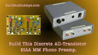 Build a discrete alltransistor RIAA phono preamplifier [upl. by Thomasin]