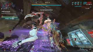 Warframe Caliban vs Lv 9999  Solo  Void Cascade SP Level Cap  Enemies Lv 9999 [upl. by Nivel]