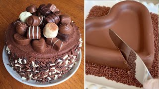 Tasty Chocolate Cake Recipes for Weekend  How To Make Chocolate Cake  Perfect Cake Decorating [upl. by Gifford]