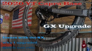 2020 YT Capra SX Derailleur Fail [upl. by Jennilee]