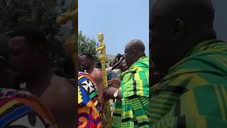 Otumfor Osei Tutu II Asantehene at Cape Coast for his Doctorate Degree at UCC Fetu Afahye24 [upl. by Iccir]