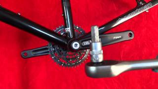 HOW TO REMOVE A TRUVATIV FIREX GXP BICYCLE BIKE CRANK SELF EXTRACTING [upl. by Naashom]