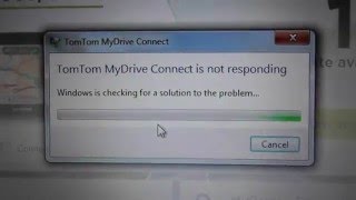 TOMTOM mydrive connect software problem 17feb16 [upl. by Aisak]